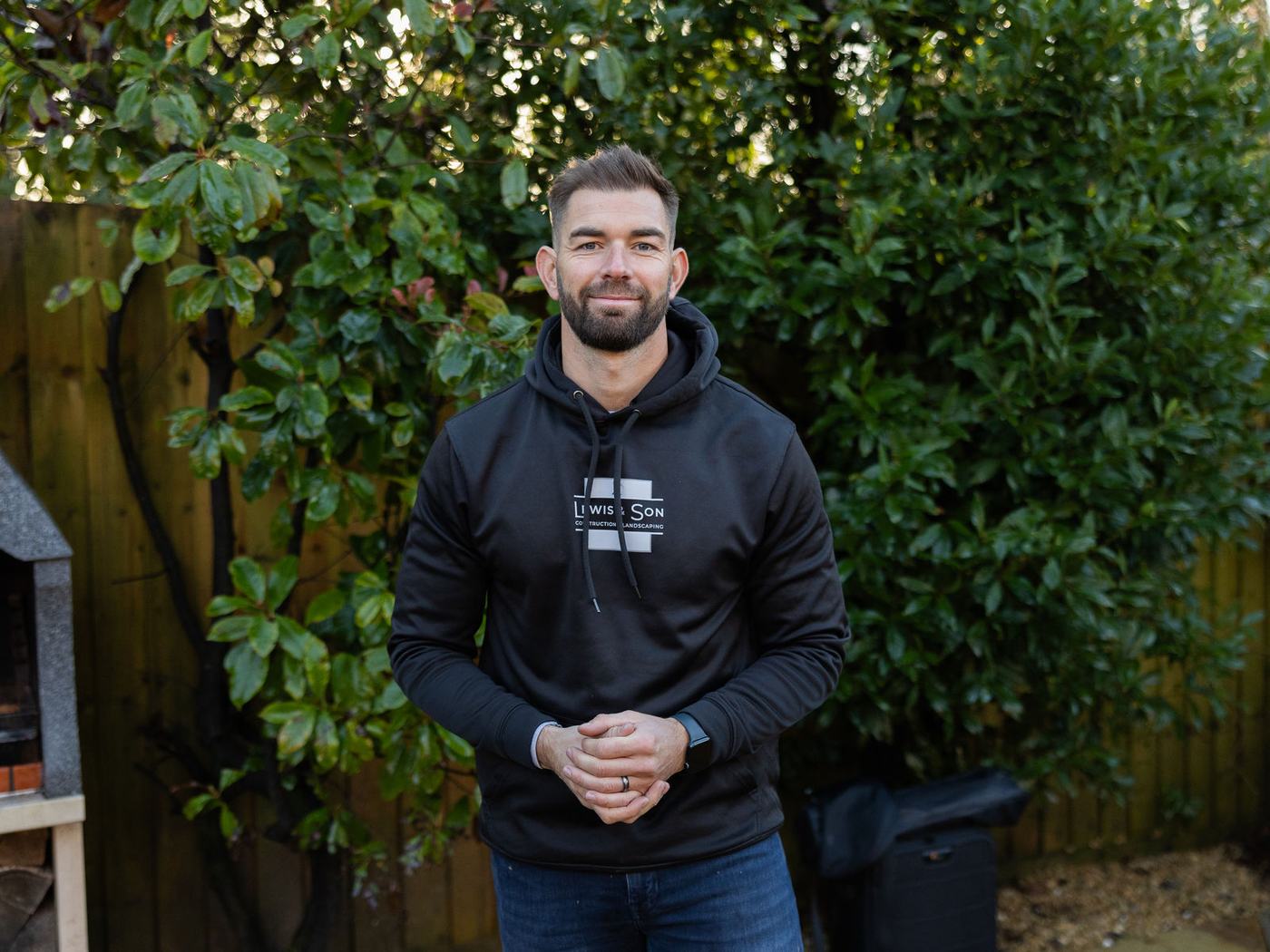 Christian Lewis, owner of Lewis & Son Construction
